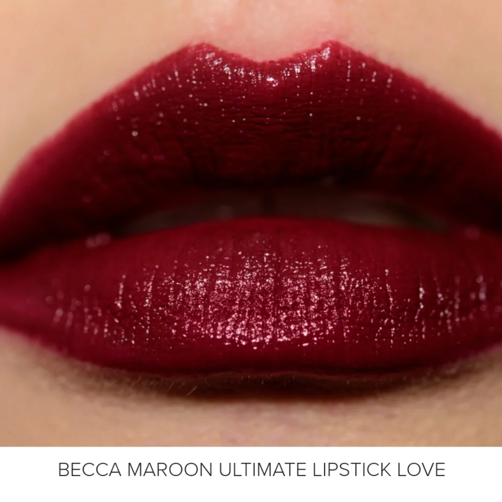 🌟HP🌟🧚‍♀️MAROON BECCA DISCONTINUED Ultimate Lipstick Love NWT